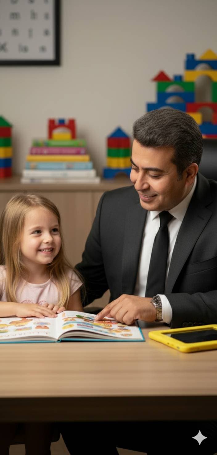 جلسه کتابخوانی و زبان با کودک