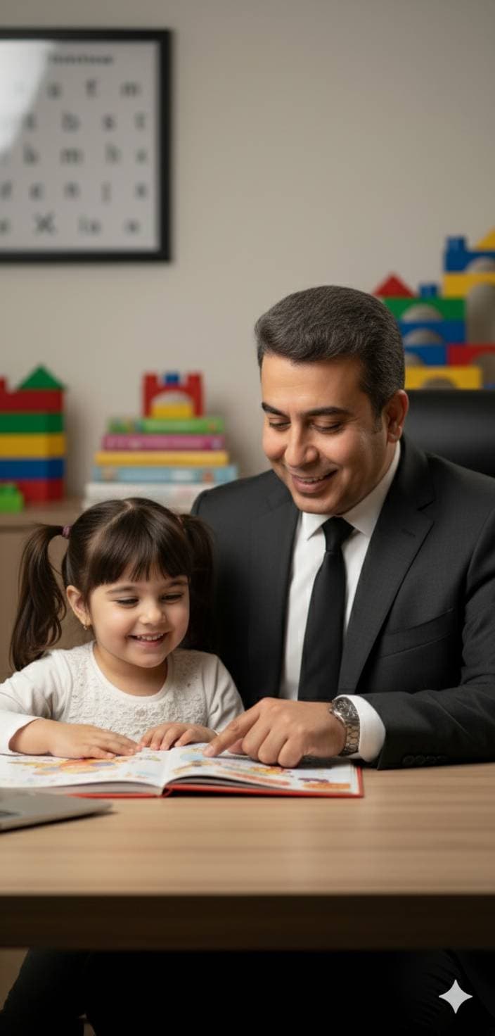 جلسه زباندرمانی با کودک دختر